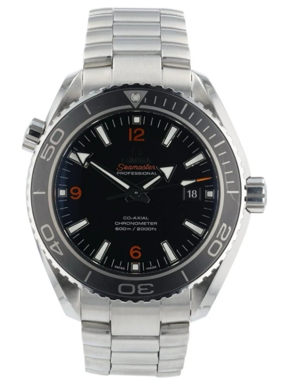 Omega Planet Ocean Black Dial Stainless Steel 46mm Automatic